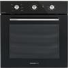 Glem Gas Forno Elettrico Ventilato da Incasso 64L 60 cm Classe A Nero GFX62BK-S3
