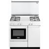 De'Longhi DE LONGHI Cucina a Gas 4 Fuochi Forno Elettrico Grill 86x50 cm Bianco SEW 8540