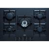Elleci Piano Cottura a Gas ad Incasso 5 Fuochi Colore Nero Plano 75 cm PGSP75140CS Elle