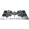 Hotpoint Ariston Piano cottura 5 Fuochi incasso a gas 75 cm Inox FTGHL751IX
