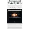 Electrolux Cucina a Gas 4 Fuochi Forno elettrico 50x60 cm Bianco Electrolux LKK500000W
