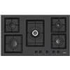 Elleci Piano Cottura Elleci Plano 90 4 Fuochi + 1 Tripla Corona Nero G40 PGSP90140CS