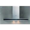 Silverline Cappa Cucina 90 Filtrante a Parete Inox + Vetro Nero - 3173.9.733.03