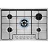 Electrolux EGS7534X Inox Piano cottura Da incasso 75 cm Gas 5 Fornello(i)