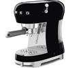 SMEG ECF02BLEU Macchina Da Caffè Espresso Manuale 50's Style 1350W Nero