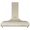 Smeg Cappa Cucina Aspirante a Parete Larghezza 90 cm Classe A Panna KC19POE