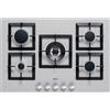 Elleci Piano Cottura Incasso a Gas 5 Fuochi 75 cm Aluminum Elleci Plano 75 PMSP75179CS