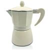 BAVARIA CAFFETTIERA MOKA MACCHINA CAFFE COLOR CREMA BEIGE 1 2 3 TAZZA TAZZE