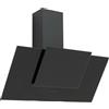 Silverline 3424.9.733.01 Cappa Cucina Filtrante a Parete Vetro Nero Touch 90 cm