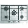 Silverline Piano Cottura 5 Fuochi a Gas Incasso 75 Griglie Ghisa Inox AS5444X01
