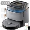 Does not apply M3 Robot Aspirapolvere Lavapavimenti Con Mappatura, 12000Pa, Doppio Mop Rotante,