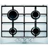 Glem Gas Piano cottura 4 Fuochi incasso a gas L 60 cm col Inox GT64IX