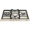 SMEG SR764PO Piano Cottura Gas Griglie Ghisa Tripla Corona 4 Fuochi cm 60x50