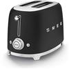 SMEG TSF01BLMEU Tostapane Nero Opaco 2 Fette 50's Style Funzione Bagel 950W