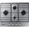 Samsung Piano cottura 4 Fuochi incasso a gas L 60 cm col Inox NA64H3110BS