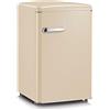 Severin RKS 8833 Mini Frigorifero Retrò 108L Congelatore 13L Crema Classe D cm60