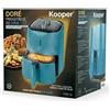 KOOPER DORE' FRIGGITRICE AD ARIA 4,8L 1400W CUCINA IN MODO SALUTARE CIBO CROCCANTE SANO