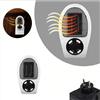 MINI HEATHER FAN TERMOVENTILATORE MINI STUFA STUFETTA ELETTRICO 500W TIMER PARETE SENZA FILO
