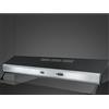 Smeg Cappa Cucina Aspirante Semi-integrata 90 cm Classe E Inox/Nero KSEC91XE3