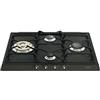 Smeg Piano Cottura 4 Fuochi a Gas Larghezza 60 cm Antracite SR764AO