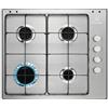 Electrolux Piano cottura 4 Fuochi gas Incasso 60 cm Inox - EGS6404SX