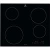 Electrolux Piano Cottura 4 Fuochi Induzione 59 cm in Vetro Nero LIB60424CK S300