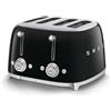 SMEG TSF03BLEU Tostapane Nero Lucido 4 Fette 4 Scomparti Doppio Controllo 2000W