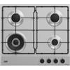 Electrolux BEKO HIAW64224SXE Piano cottura a gas 60 cm con comandi frontali 3 Bruciatori e