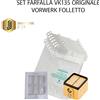 Folletto SET FARFALLA VK135/136 FOLLETTO VORWERK ORIGINALE NUOVO CONFEZIONATO BY JS