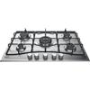 Hotpoint Ariston PCN 752 T/IX/HA Piano Cottura 75cm ad Incasso 5 Fuochi Colore I