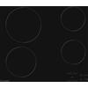 Indesit Piano Cottura 4 Fuochi Elettrico Vetroceramica 60 cm AAR 160 C