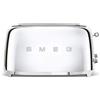 SMEG TSF02SSEU Tostapane Acciaio Lucido 50's Style 4 Fette 2 Scomparti 1500W