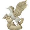 Statua greca mitologia cavallo alato Pegaso volante patina marmo fuso 8,30 in