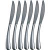 Salvinelli Forever Ice set 6 coltello tavola acciaio forgiato pvd
