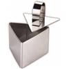 Ghidini coppapasta triangolare con stantuffo acciaio inox 7.5 x 5.5 cm