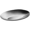 Mepra vassoio Frozen ovale acciaio sabbiato 37x25 cm