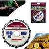 TANIASHOP Disco Taglio Legno per Flex Smerigliatrice 115x22mm con Catena Motosega