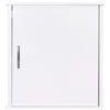 BricoShop24 Pensile Lavanderia 46,5x34x52,5 cm PVC 1 Anta Bianco Salvaspazio