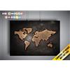 Sans marque/Générique Locandina CARTE DU MONDE WORLD MAP HOME DECO Wall Art 03 A3 A4