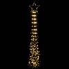 BAKAJI Stella Cometa per Albero di Natale Puntale Cascata con 465 Led Bianco Caldo