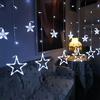 DAJIAZU CATENA LUMINOSA STELLA LUCE BIANCO FREDDO STELLE LUCI LED NATALE FESTE ADDOBBI