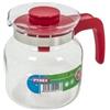 Pyrex Caraffa Bricco Alto 1 Litro colore Trasparente e Rosso 711A200 5646