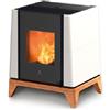 Ravelli Stufa a pellet a convenzione naturale Ravelli ARIA Color BIANCO 6.3 Kw