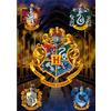 Sans marque/Générique Harry Potter Case Di Hogwarts Locandina Gryffondor Serpentard Poufsouffle