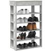 vidaXL Scarpiera Nera 60x30x98 cm in Legno Multistrato mobile porta scarpe vidaXL