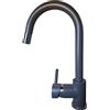 Paini Rubinetto Miscelatore Cucina Canna Alta Estraibile Paini Titanium 781Q591ABSPA