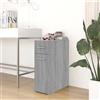 vidaXL Mobile Armadietto da Farmacia 20x45,5x60 cm Truciolato Colori Diversi vidaXL
