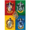 Sans marque/Générique Harry Potter Case Di Hogwarts Locandina Gryffondor Serpentard Poufsouffle