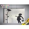 Sans marque/Générique Locandina Banksy Girl Street Arte Graffiti Wall Arte