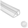DFH GUARNIZIONE BOX DOCCIA PROFILO A RICAMBIO SILICONE TRASPARENTE 8MM 2MT 74231